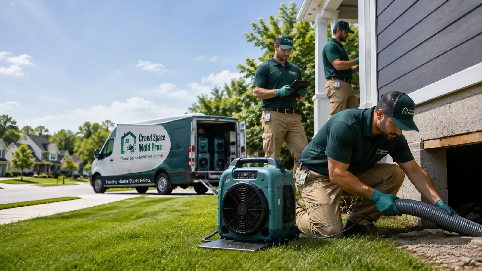 Crawl Space Mold Removal in Mulkeytown, IL